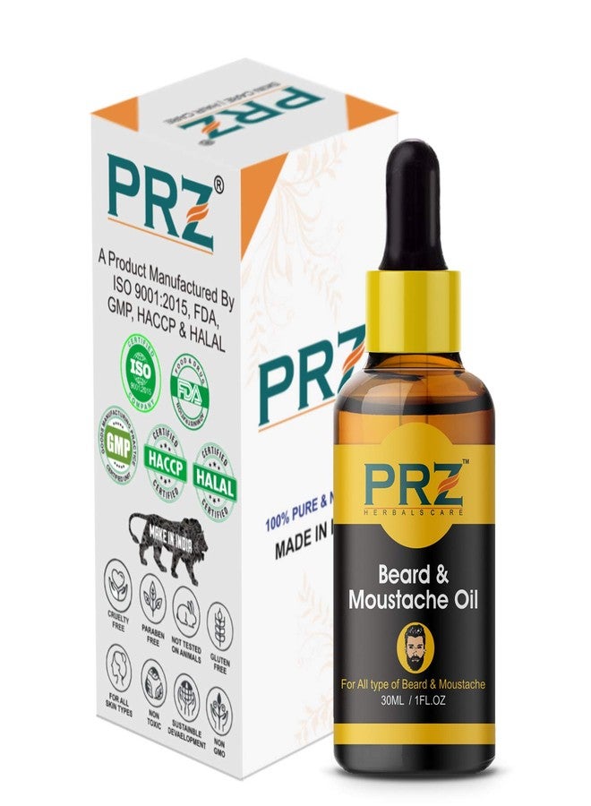 PRZ Beard & Moustache Oil For Men (30Ml) - Image 2
